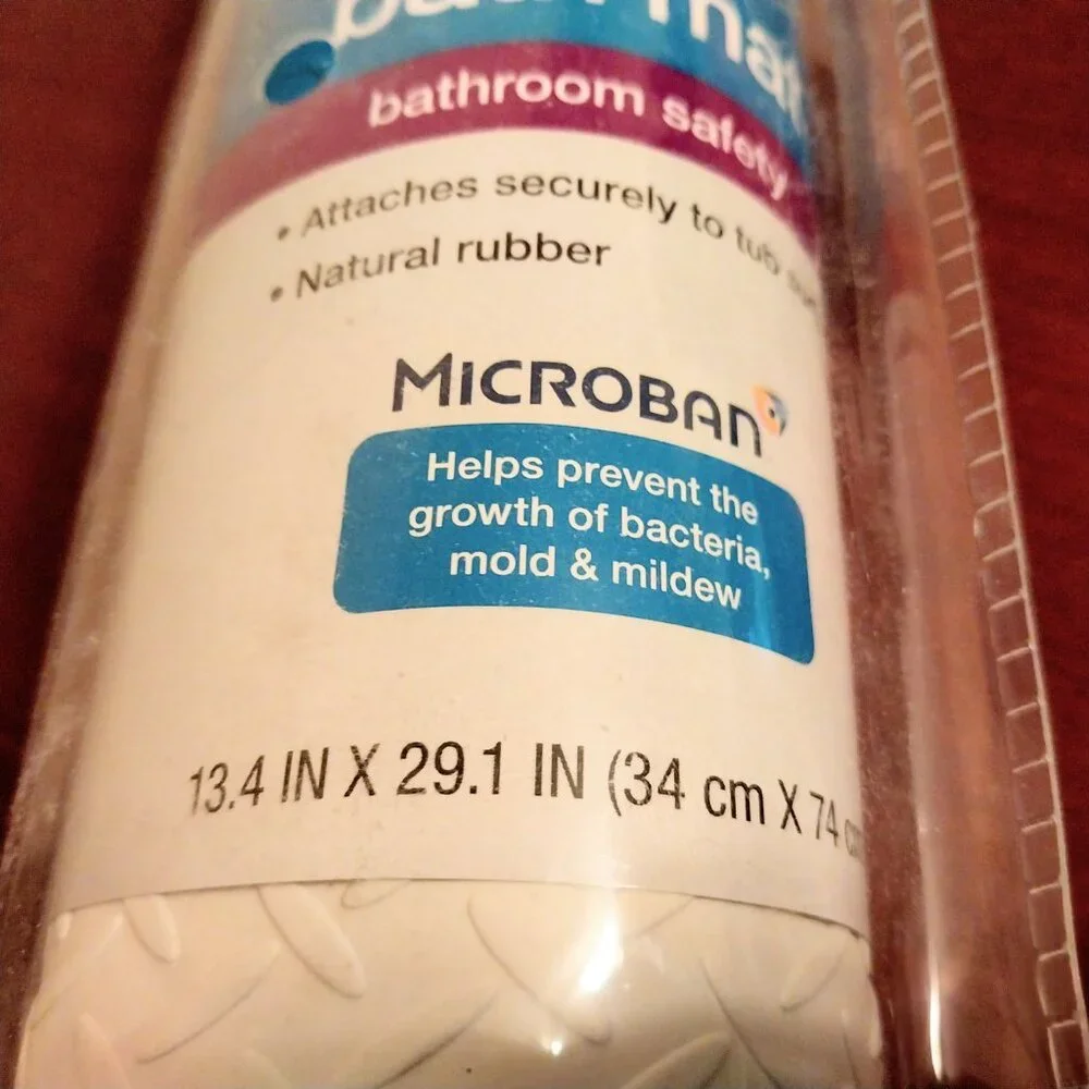 NEW in PKG CVS NON SLIP RUBBER BATH MAT